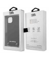 Karl Lagerfeld Leather Textured and Chain Case for iPhone 13 / 14 / 15 6.1" - Black