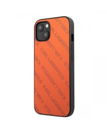 Karl Lagerfeld Perforated Allover Case for iPhone 13 / 14 / 15 6.1" - Orange