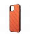 Karl Lagerfeld Perforated Allover Case for iPhone 13 / 14 / 15 6.1" - Orange