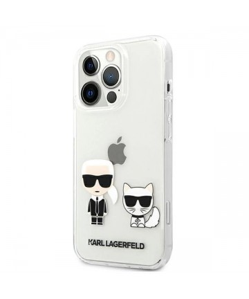 Karl Lagerfeld Karl & Choupette Case for iPhone 13 Pro Max 6.7" - Transparent
