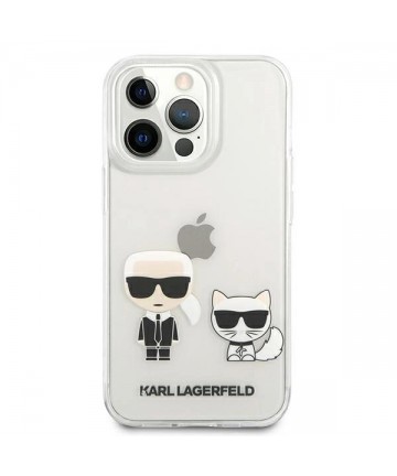 Karl Lagerfeld Karl & Choupette Case for iPhone 13 Pro Max 6.7" - Transparent