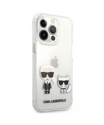 Karl Lagerfeld Karl & Choupette Case for iPhone 13 Pro Max 6.7" - Transparent
