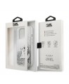 Karl Lagerfeld Liquid Glitter Choupette Fun case for iPhone 13 Pro Max 6.7" - silver