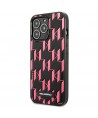 Karl Lagerfeld Monogram Plaque iPhone 13 Pro Max 6.7" Case - Pink