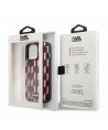 Karl Lagerfeld Monogram Plaque iPhone 13 Pro Max 6.7" Case - Pink