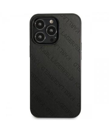 Karl Lagerfeld Perforated Allover iPhone 13 Pro Max 6.7" Case - Black