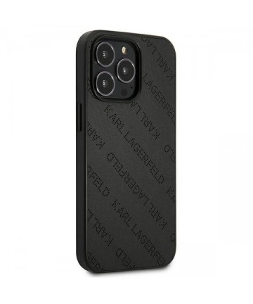 Karl Lagerfeld Perforated Allover iPhone 13 Pro Max 6.7" Case - Black