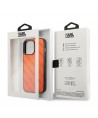 Karl Lagerfeld Perforated Allover iPhone 13 Pro Max 6.7" Case - Orange
