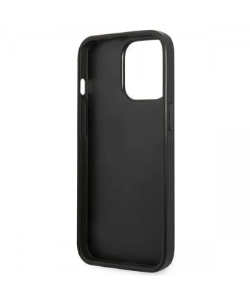 Karl Lagerfeld Saffiano Plaque Case for iPhone 13 Pro Max 6.7" - Silver