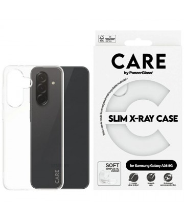 CARE by PanzerGlass Fashion X-Ray Case for Samsung Galaxy A36 5G - Transparent