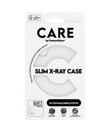 CARE by PanzerGlass Fashion X-Ray Case for Samsung Galaxy A36 5G - Transparent