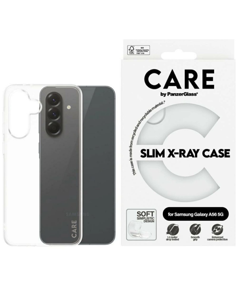 CARE by PanzerGlass Fashion X-Ray Case for Samsung Galaxy A56 5G - Transparent