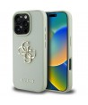 Guess Grained Big 4G Logo Small Classic Logo case for iPhone 16 Pro - green