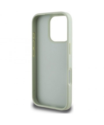Guess Grained Big 4G Logo Small Classic Logo case for iPhone 16 Pro - green