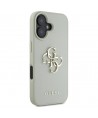 Guess Grained Big 4G Logo Small Classic Logo case for iPhone 16 - green
