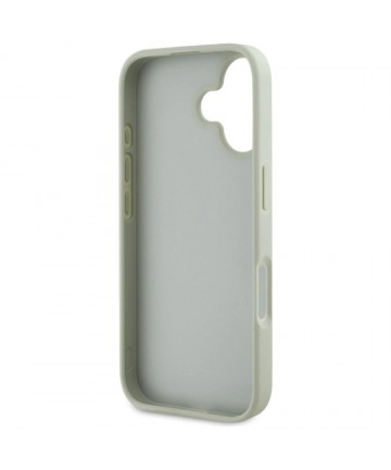 Guess Grained Big 4G Logo Small Classic Logo case for iPhone 16 - green
