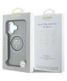 Guess IML Metal Mountain Logo MagSafe case for iPhone 16 - black