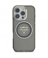 Guess IML Metal Mountain Logo MagSafe iPhone 16 Pro Case - Black
