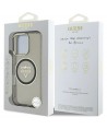 Guess IML Metal Mountain Logo MagSafe iPhone 16 Pro Case - Black
