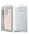 Guess IML Metal Mountain Logo MagSafe iPhone 16 Pro Max Case - Pink