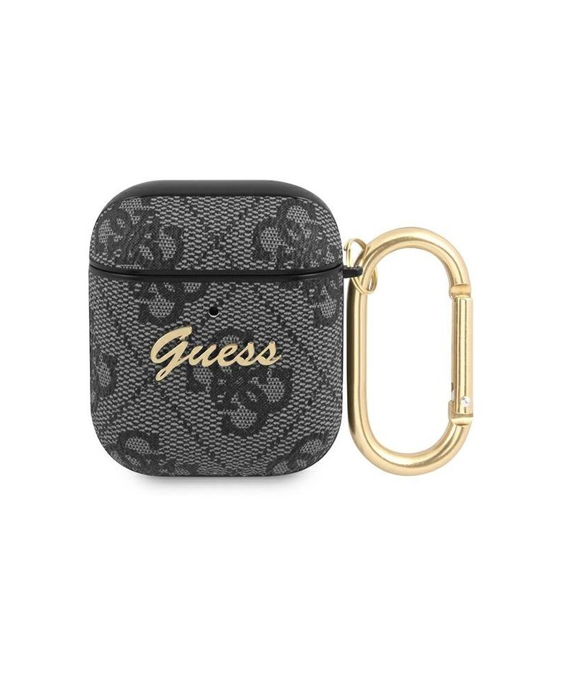 Guess 4G Script Metal Collection case for AirPods 1 / 2 - gray