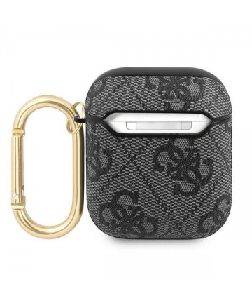 Guess 4G Script Metal Collection case for AirPods 1 / 2 - gray