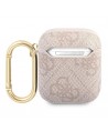 Guess 4G Script Metal Collection Case for AirPods 1 / 2 - Pink
