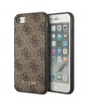 Guess 4G Metal Gold Logo Case for iPhone SE 2022 / 2020 / 7 / 8 - Brown