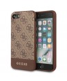Guess 4G Stripe Collection case for iPhone 7 / 8 / SE 2020 / SE 2022 - brown