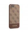 Guess 4G Stripe Collection case for iPhone 7 / 8 / SE 2020 / SE 2022 - brown