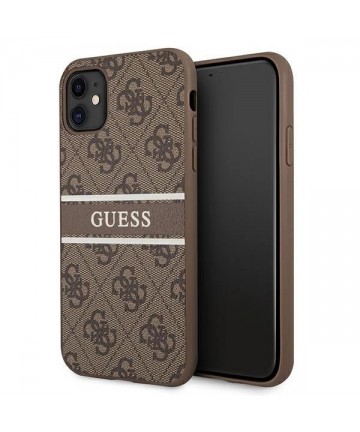Guess 4G Stripe case for iPhone 11 / Xr 6.1" - brown