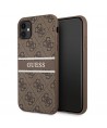 Guess 4G Stripe case for iPhone 11 / Xr 6.1" - brown