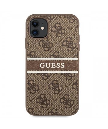 Guess 4G Stripe case for iPhone 11 / Xr 6.1" - brown