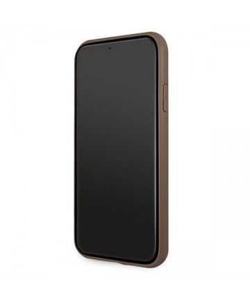 Guess 4G Stripe case for iPhone 11 / Xr 6.1" - brown