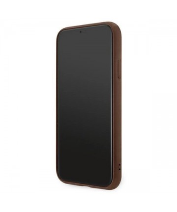 Guess 4G Metal Gold Logo Case for iPhone 11 / Xr 6.1" - Brown