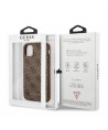Guess 4G Metal Gold Logo Case for iPhone 11 / Xr 6.1" - Brown