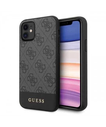 Guess 4G Stripe Collection case for iPhone 11 6.1" / Xr - gray
