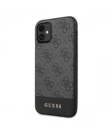 Guess 4G Stripe Collection case for iPhone 11 6.1" / Xr - gray