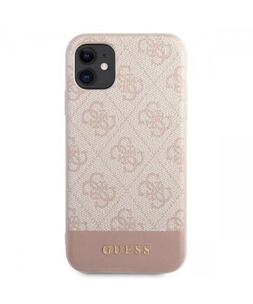 Guess 4G Stripe Collection Case for iPhone 11 / Xr 6.1" - Pink