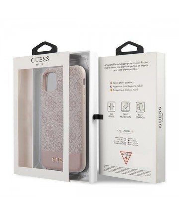 Guess 4G Stripe Collection Case for iPhone 11 / Xr 6.1" - Pink