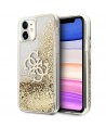 Guess 4G Big Liquid Glitter case for iPhone 11 6.1" / Xr - gold