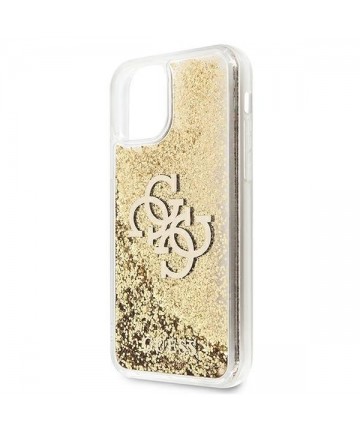 Guess 4G Big Liquid Glitter case for iPhone 11 6.1" / Xr - gold