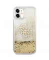 Guess 4G Big Liquid Glitter case for iPhone 11 6.1" / Xr - gold