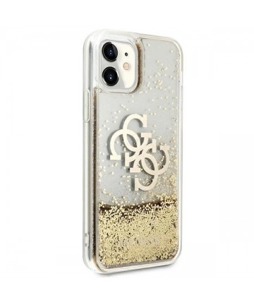 Guess 4G Big Liquid Glitter case for iPhone 11 6.1" / Xr - gold