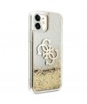 Guess 4G Big Liquid Glitter case for iPhone 11 6.1" / Xr - gold
