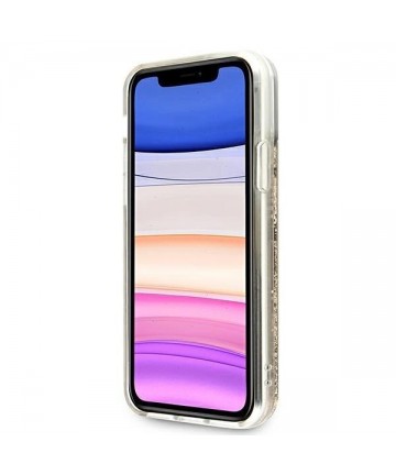 Guess 4G Big Liquid Glitter case for iPhone 11 6.1" / Xr - gold