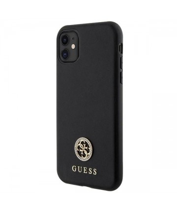 Guess Strass Metal Logo iPhone 11 / Xr 6.1" Case - Black