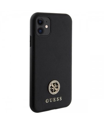 Guess Strass Metal Logo iPhone 11 / Xr 6.1" Case - Black