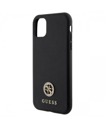 Guess Strass Metal Logo iPhone 11 / Xr 6.1" Case - Black