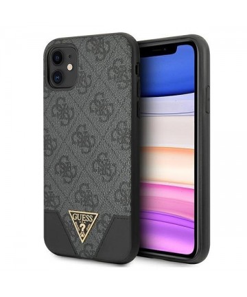 Guess 4G Triangle Collection case for iPhone 11 6.1" / Xr - gray